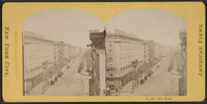 Astor House from Robert N. Dennis Collection of Stereoscopic Views