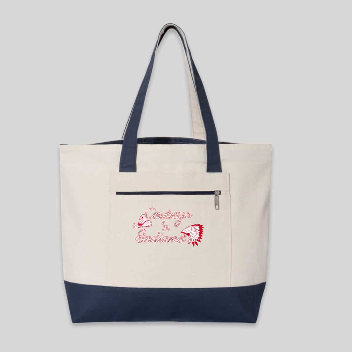 Red Logo / Navy Tote